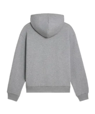 Loose Hoodie In Cotton Fleece
