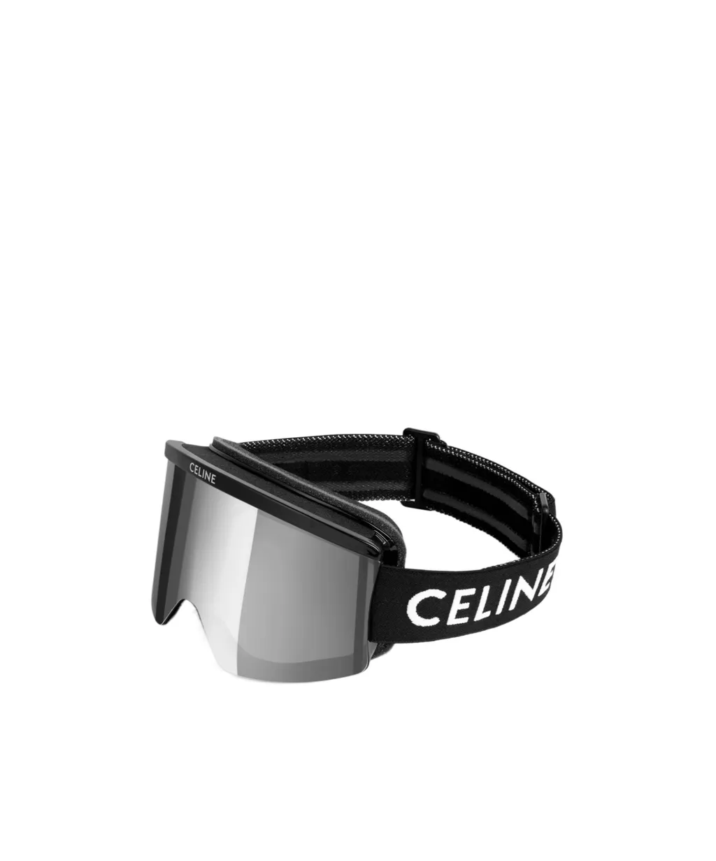 Ski Mask With Mirror Lenses