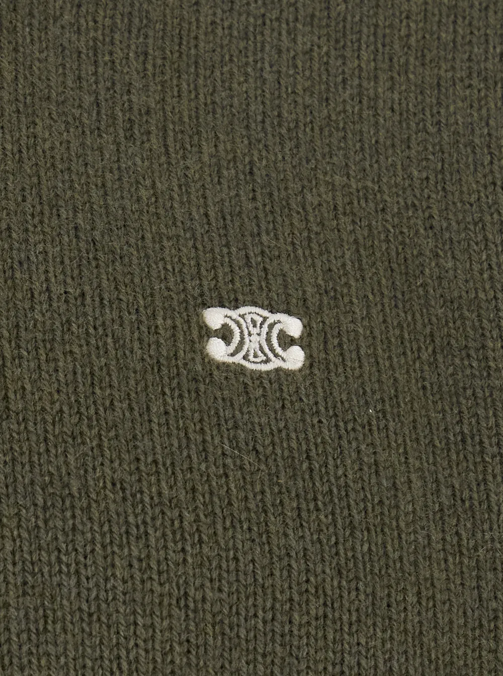 Triomphe Crew Neck Sweater In Wool And Cashmere