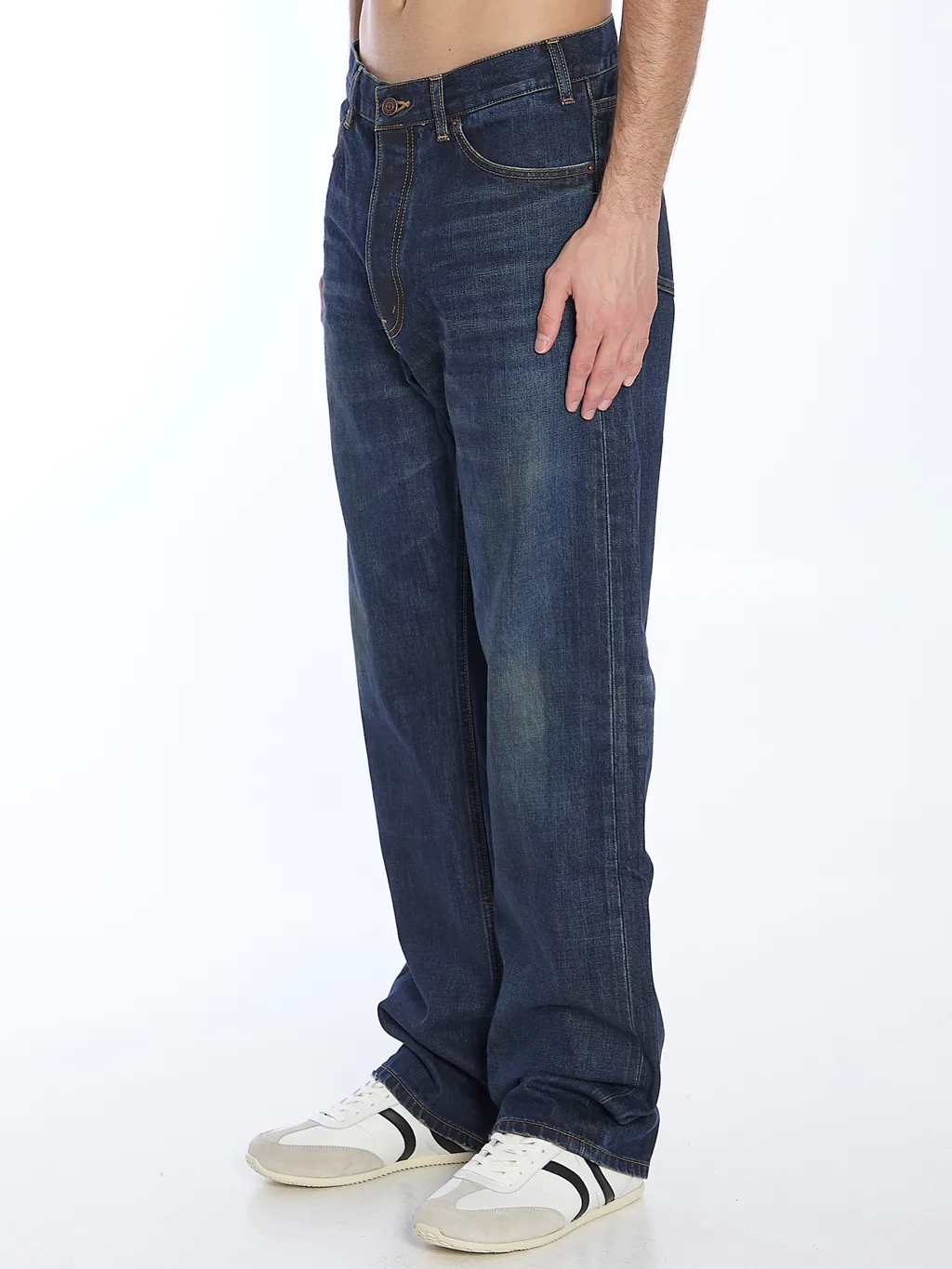Kurt Jeans In Indigo Dark Stone Wash Denim