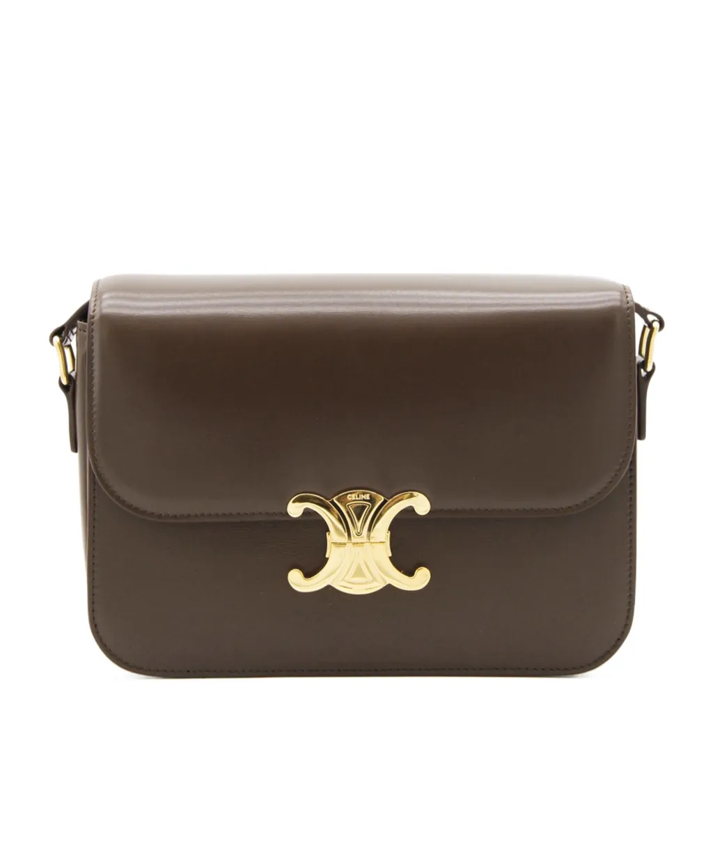 Classique Triomphe Bag In Shiny Calfskin