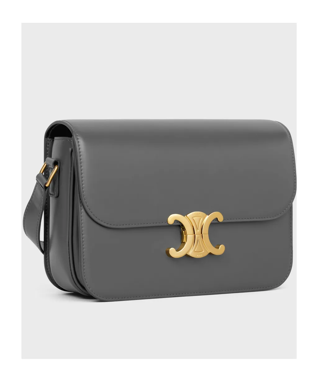 Classique Triomphe Bag In Shiny Calfskin