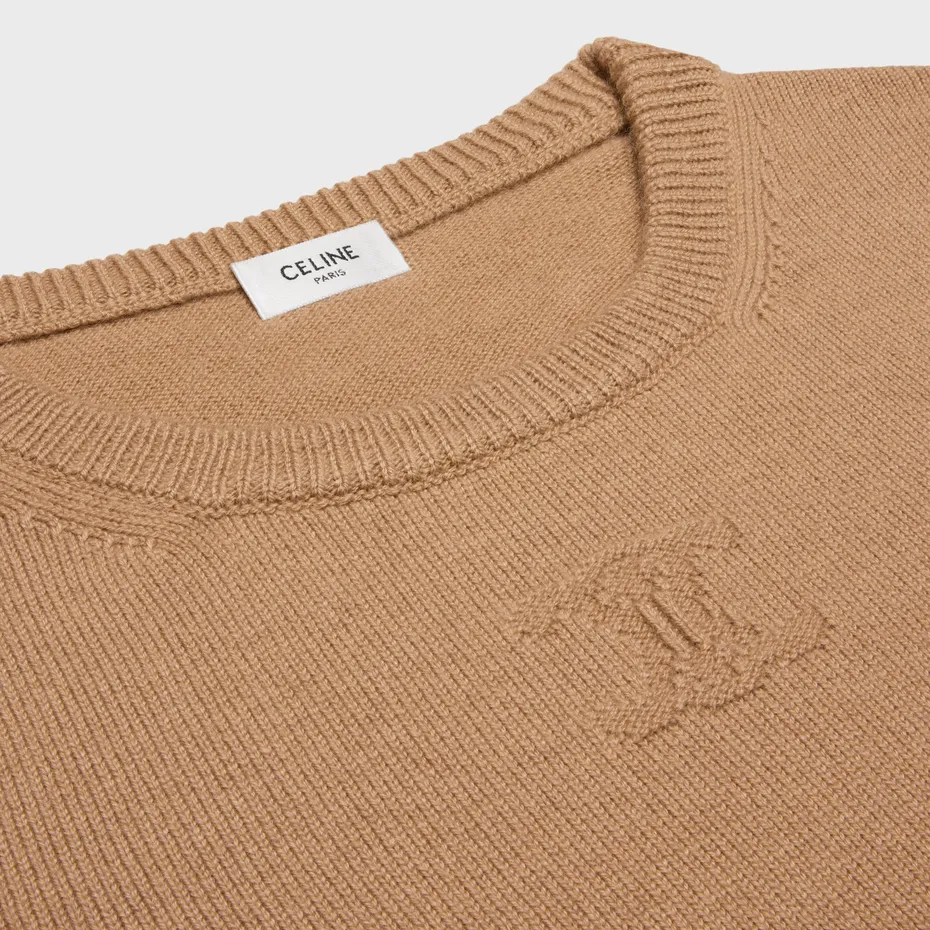 Crew Neck Sweater In Heritage Cashmere
