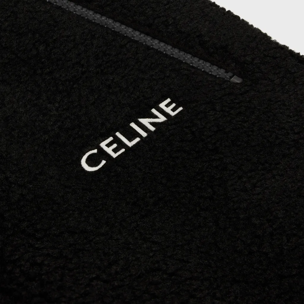 Loose Track Pants In Jersey Fleece