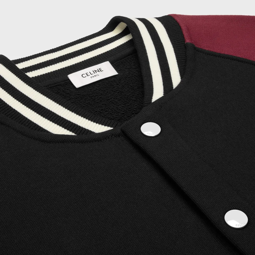 Teddy Jacket In College Fleece