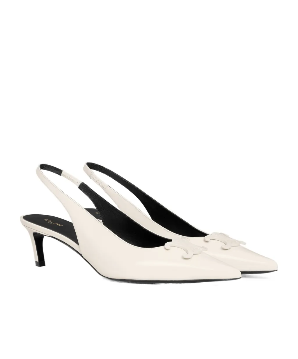 Alma Triomphe Slingback In Patent Calfskin