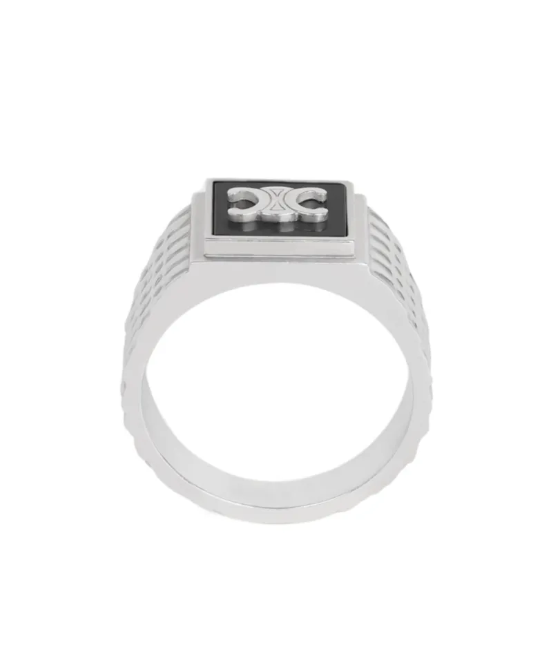 Triomphe Python Signet Ring