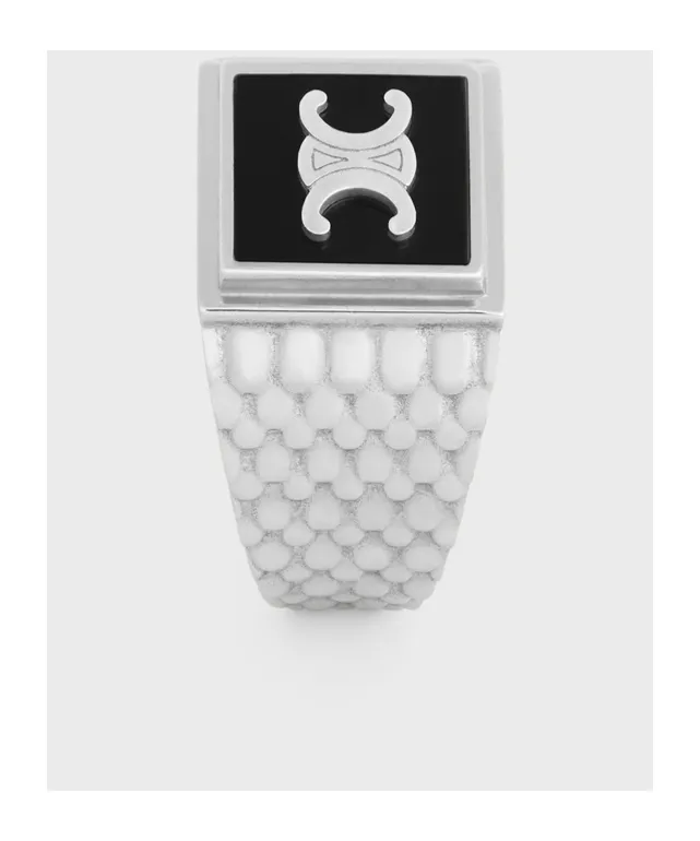 Triomphe Python Signet Ring