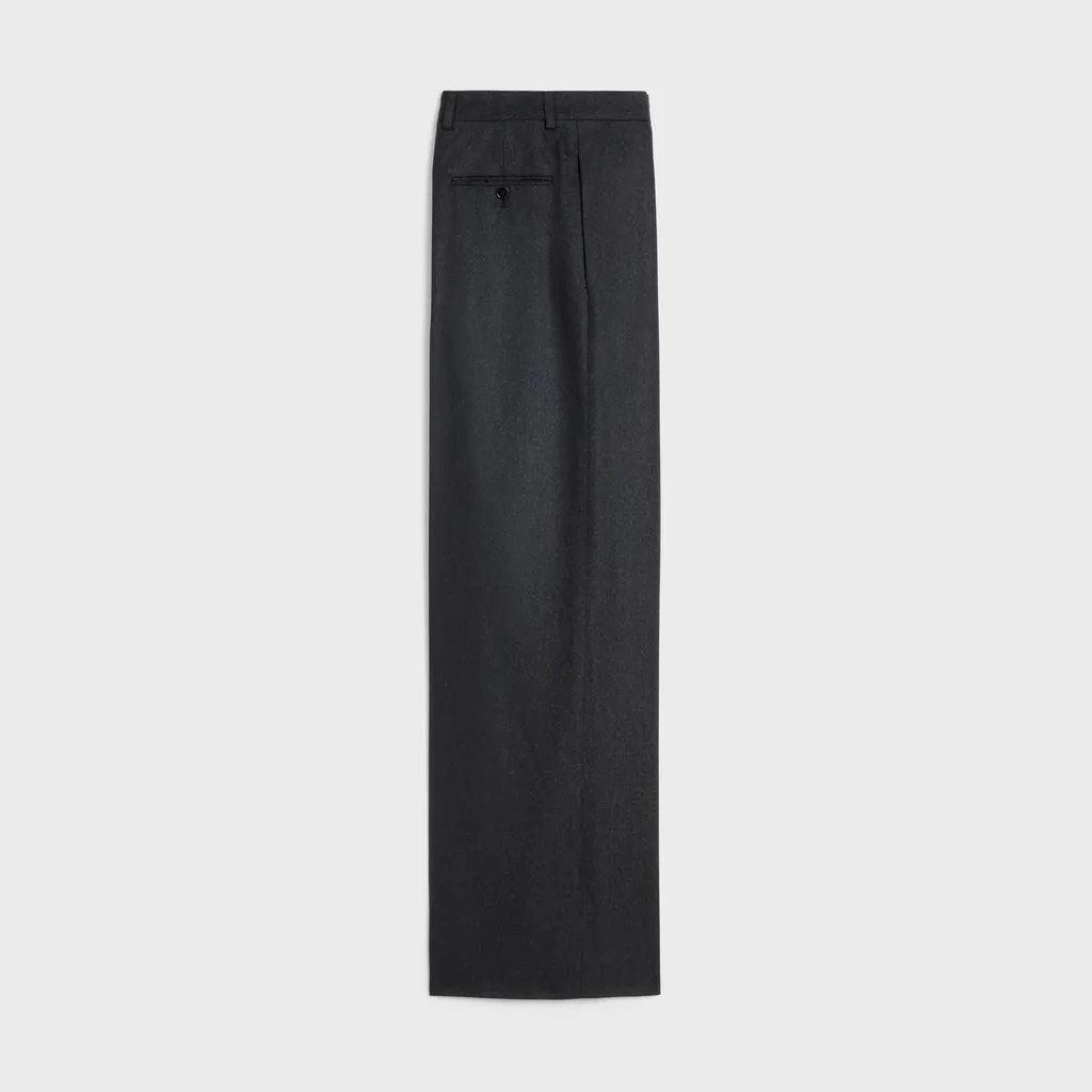 Double-Pleated Casual Pants