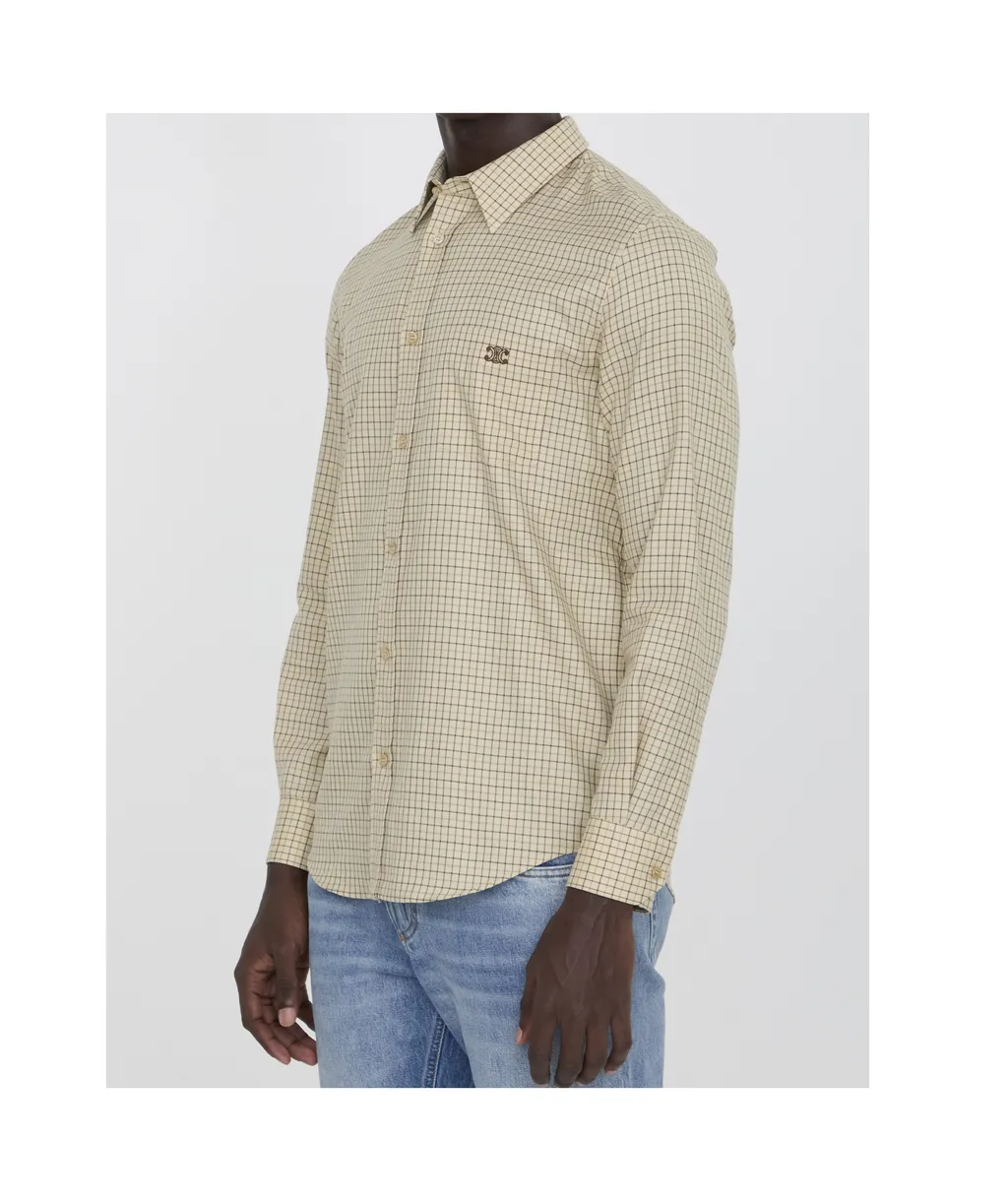 Checked Cotton Shirt