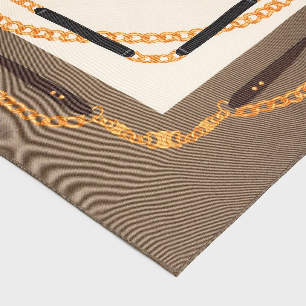 Square In Coat Of Arms Silk Twill