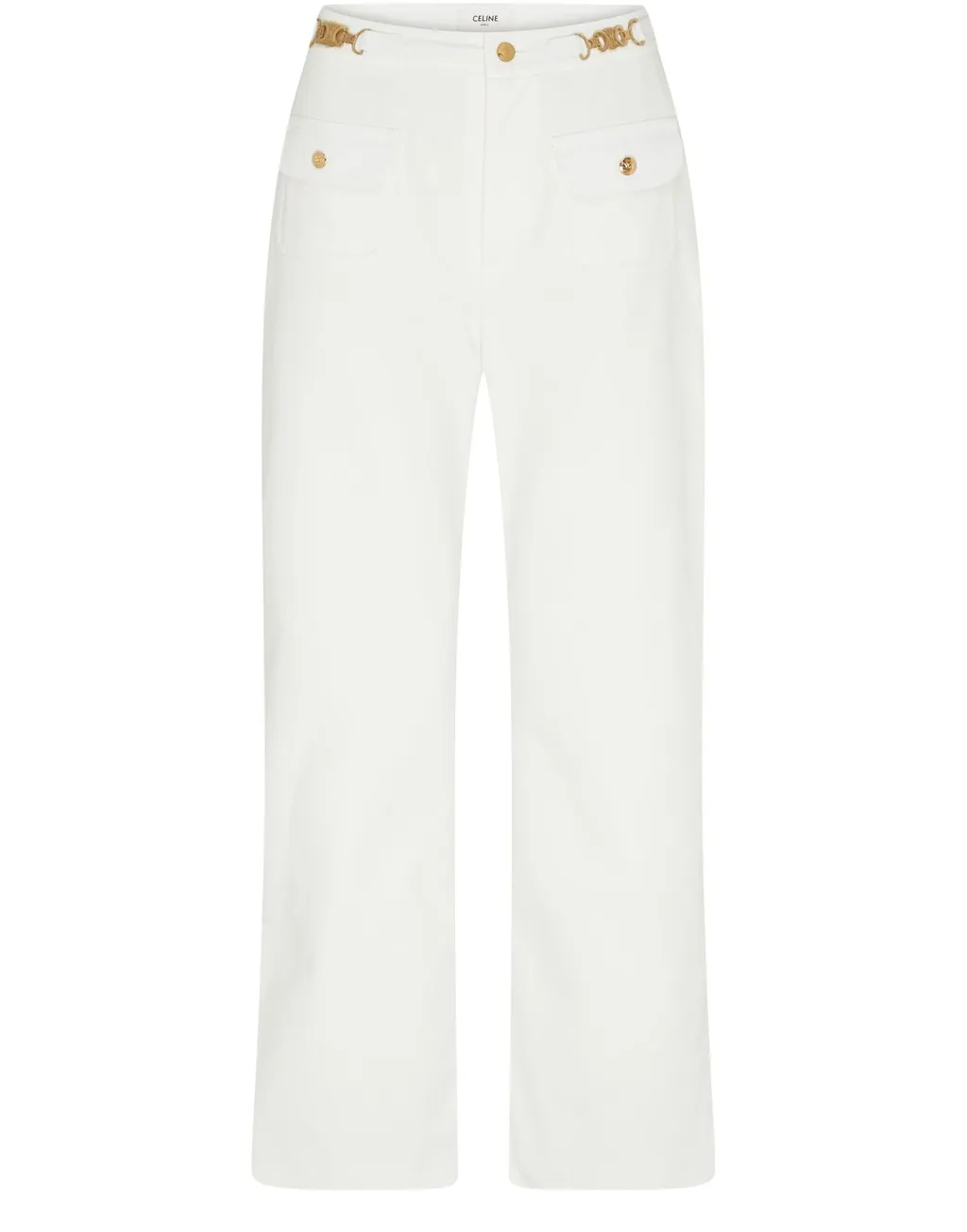 High-Waisted Casual Pants