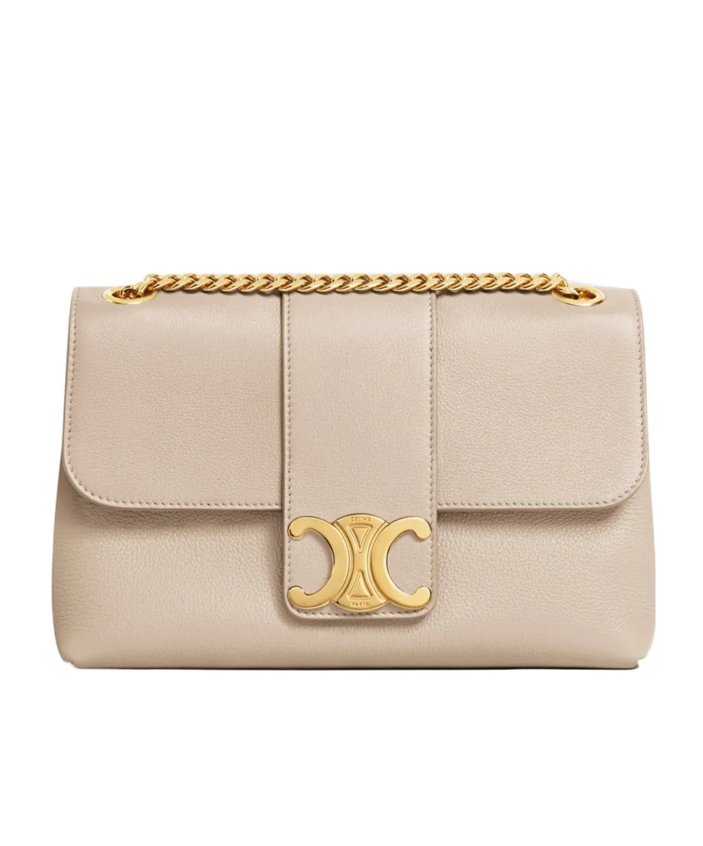 Medium Celine Victoire Bag In Supple Calfskin