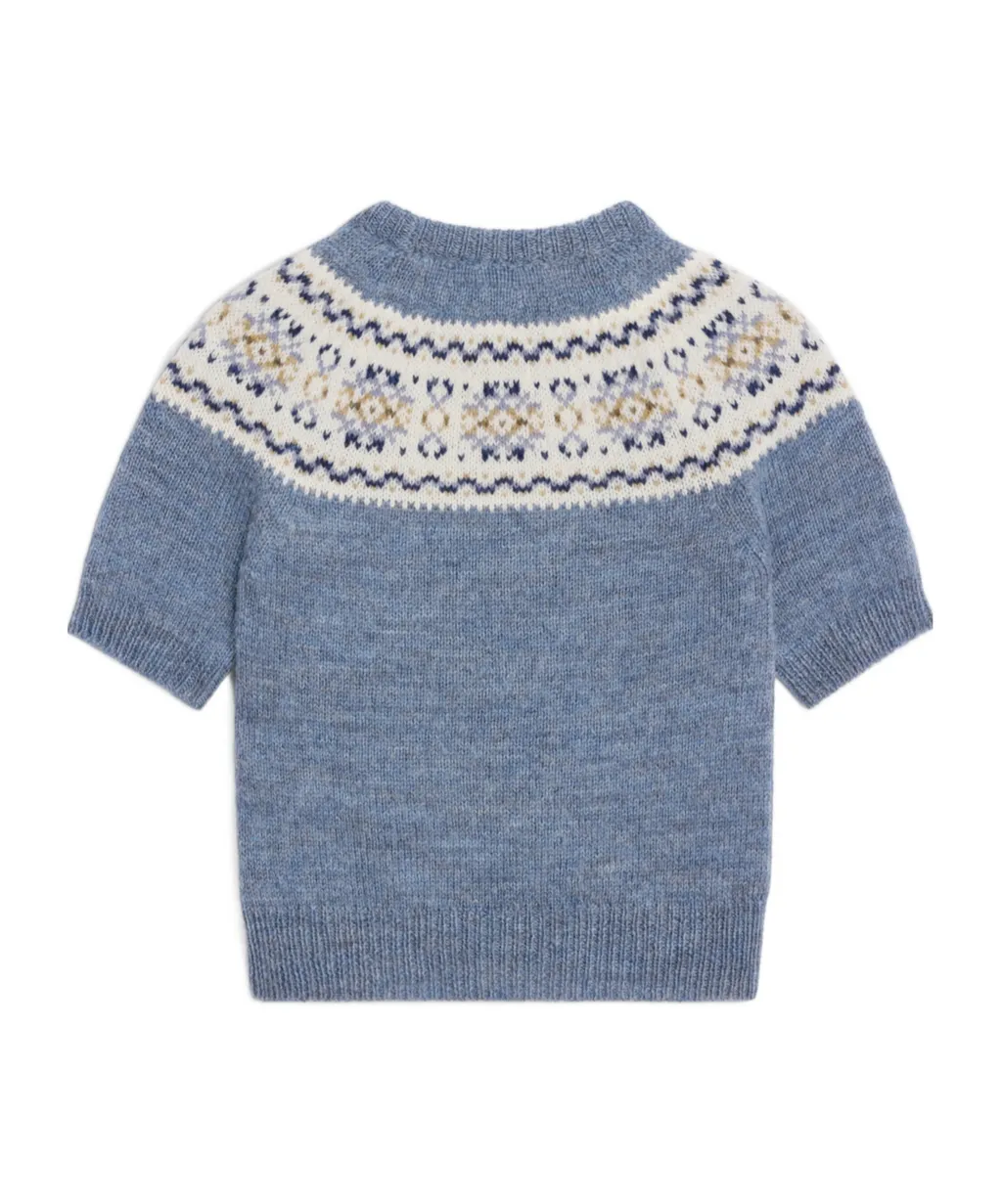 Triomphe Fair Isle Wool Sweater