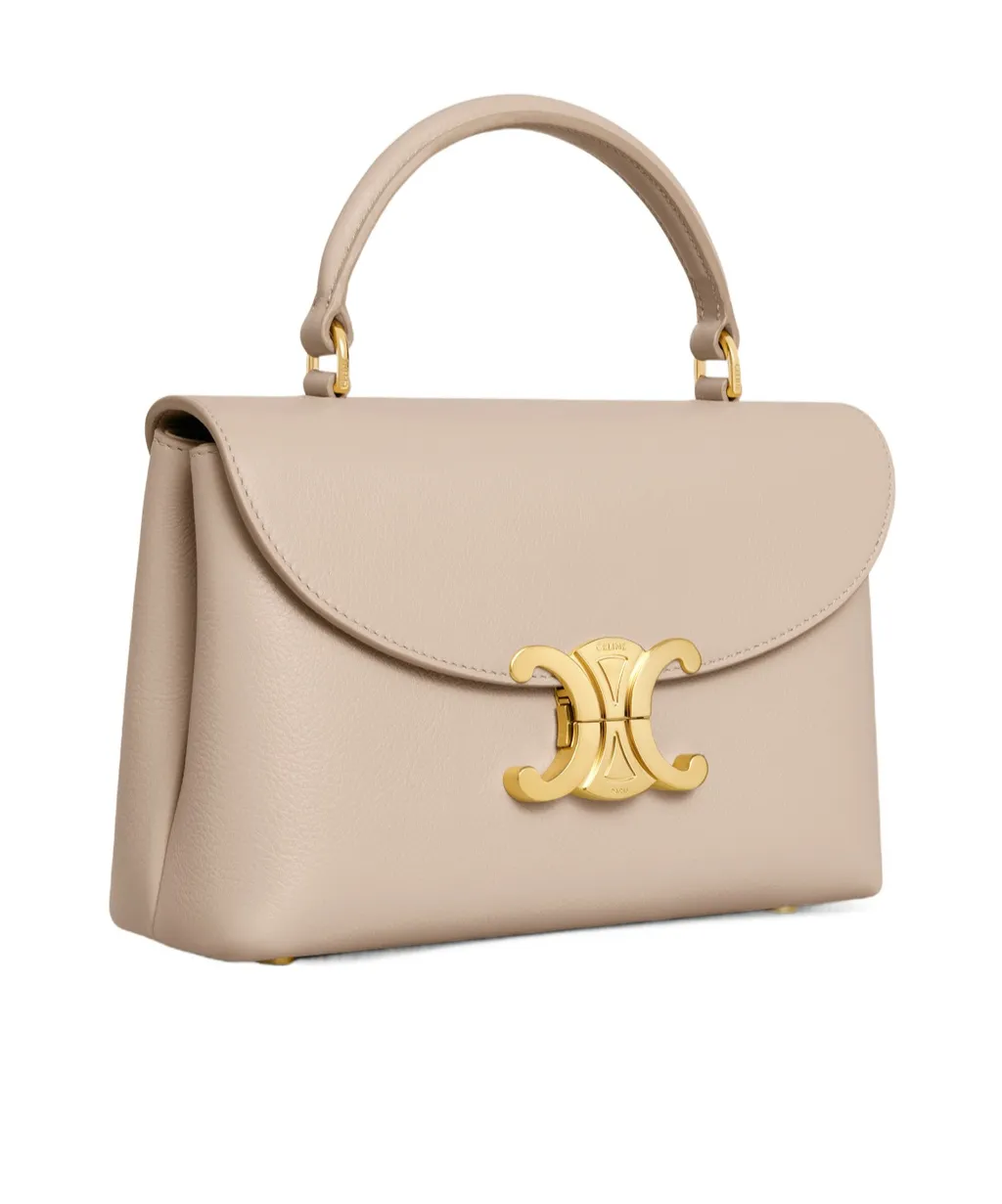 Teen Triomphe Bag In Supple Grained Calfskin