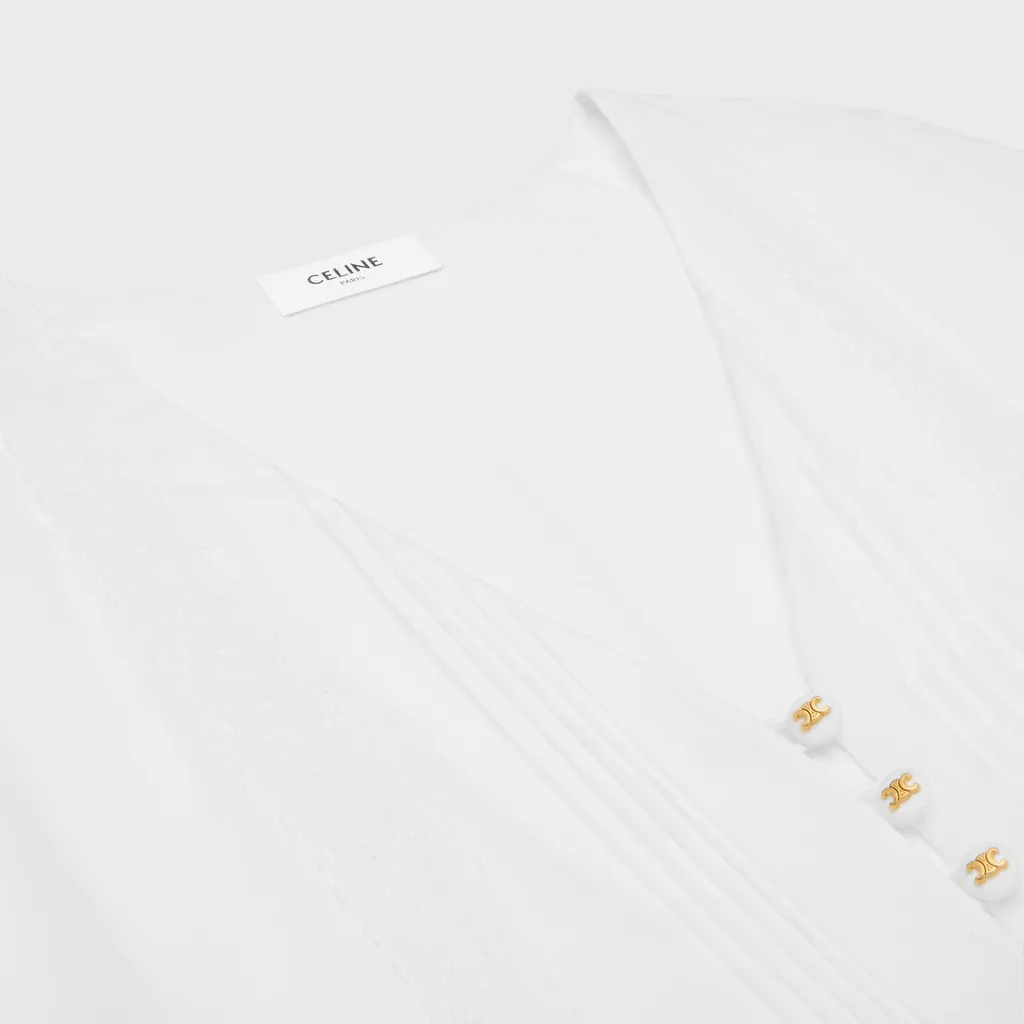 Maxi Dress In Cotton Twill