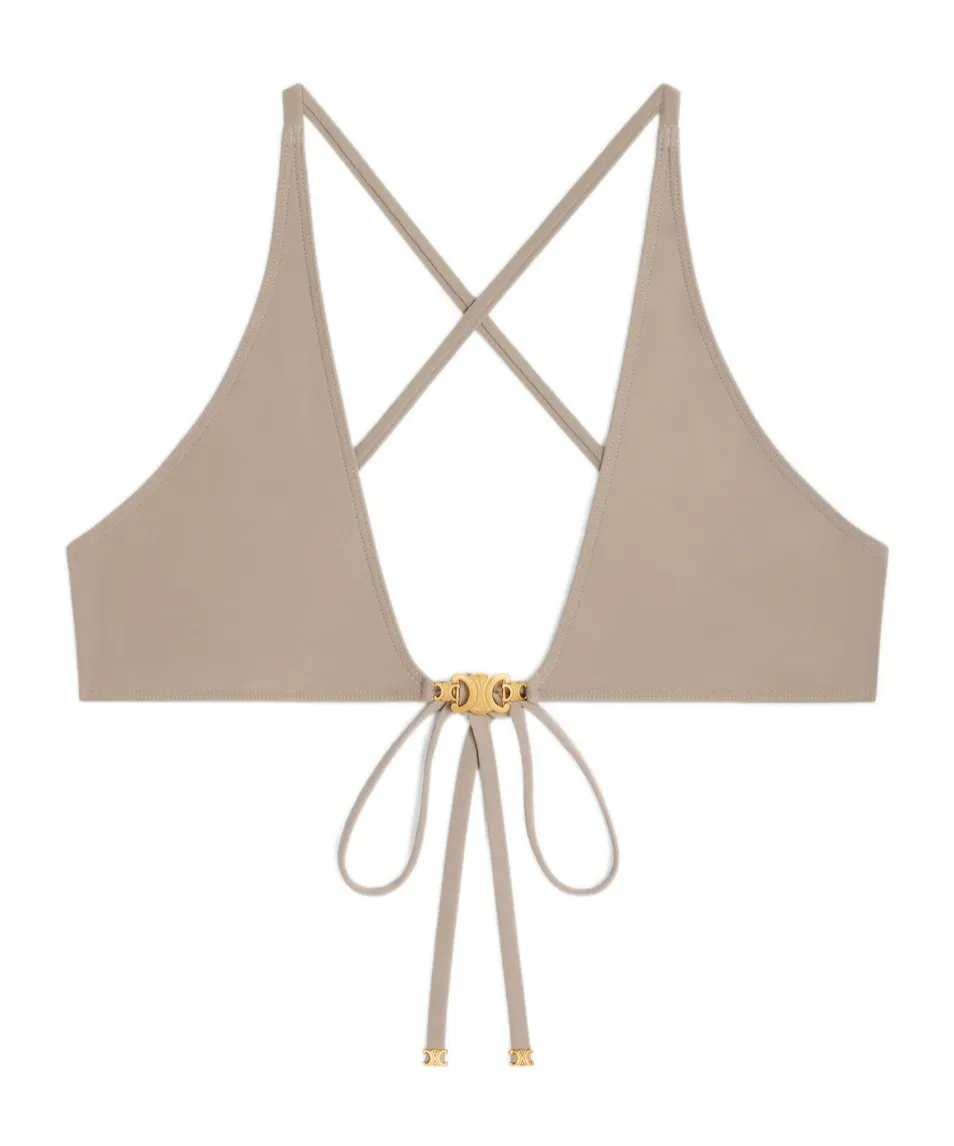 Triomphe Triangle Top In Matte Jersey