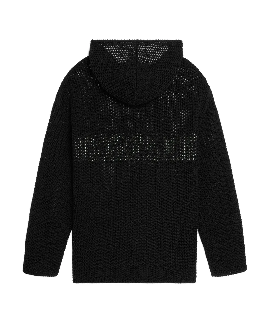Oversized Baja In Crocheted Cotton