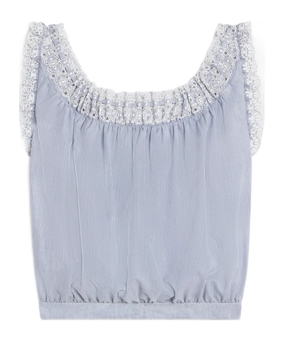 Embroidered Folk Top
