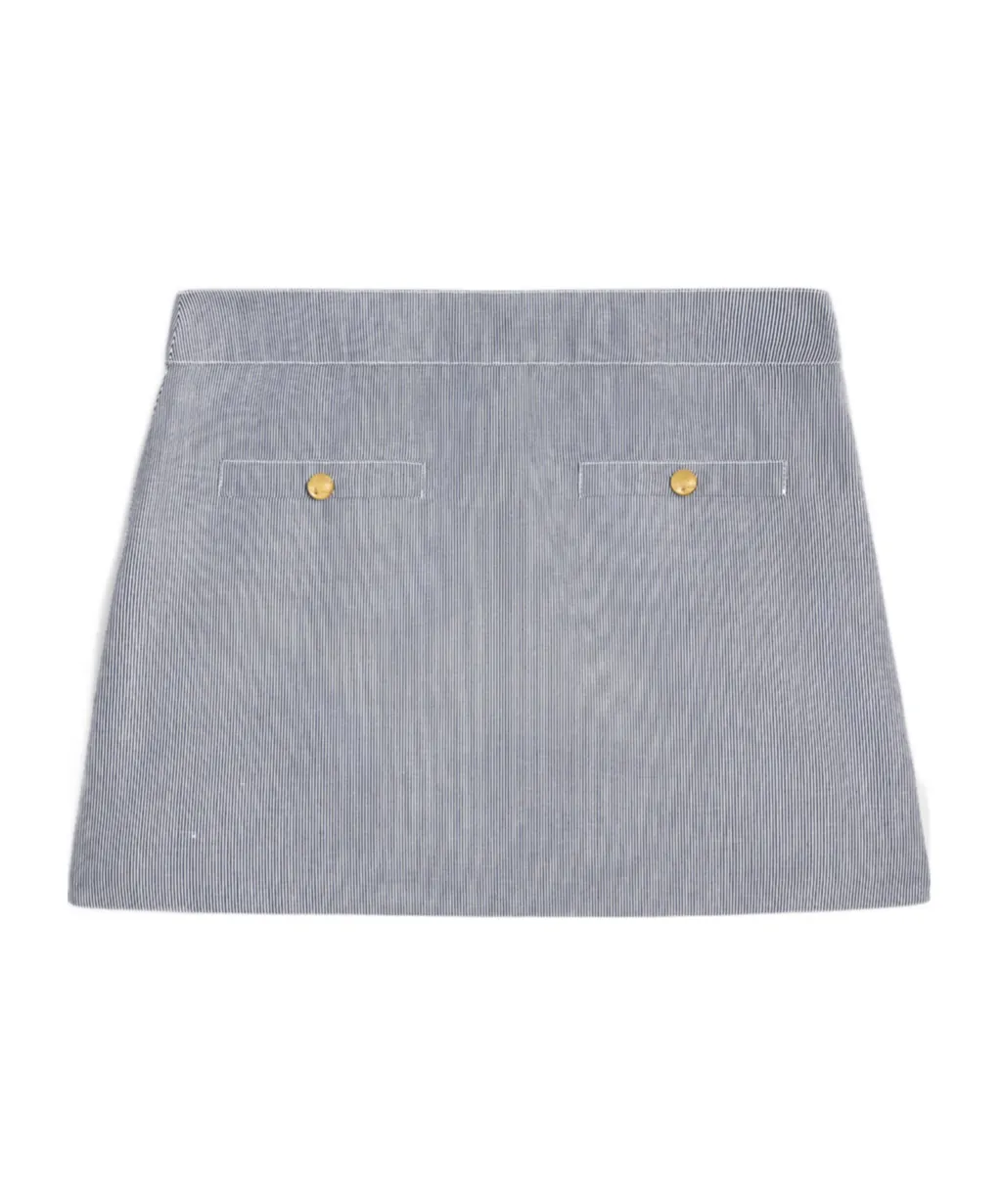 Pleated Mini Skirt