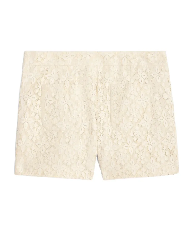Romy Mini Shorts In Lace Cotton