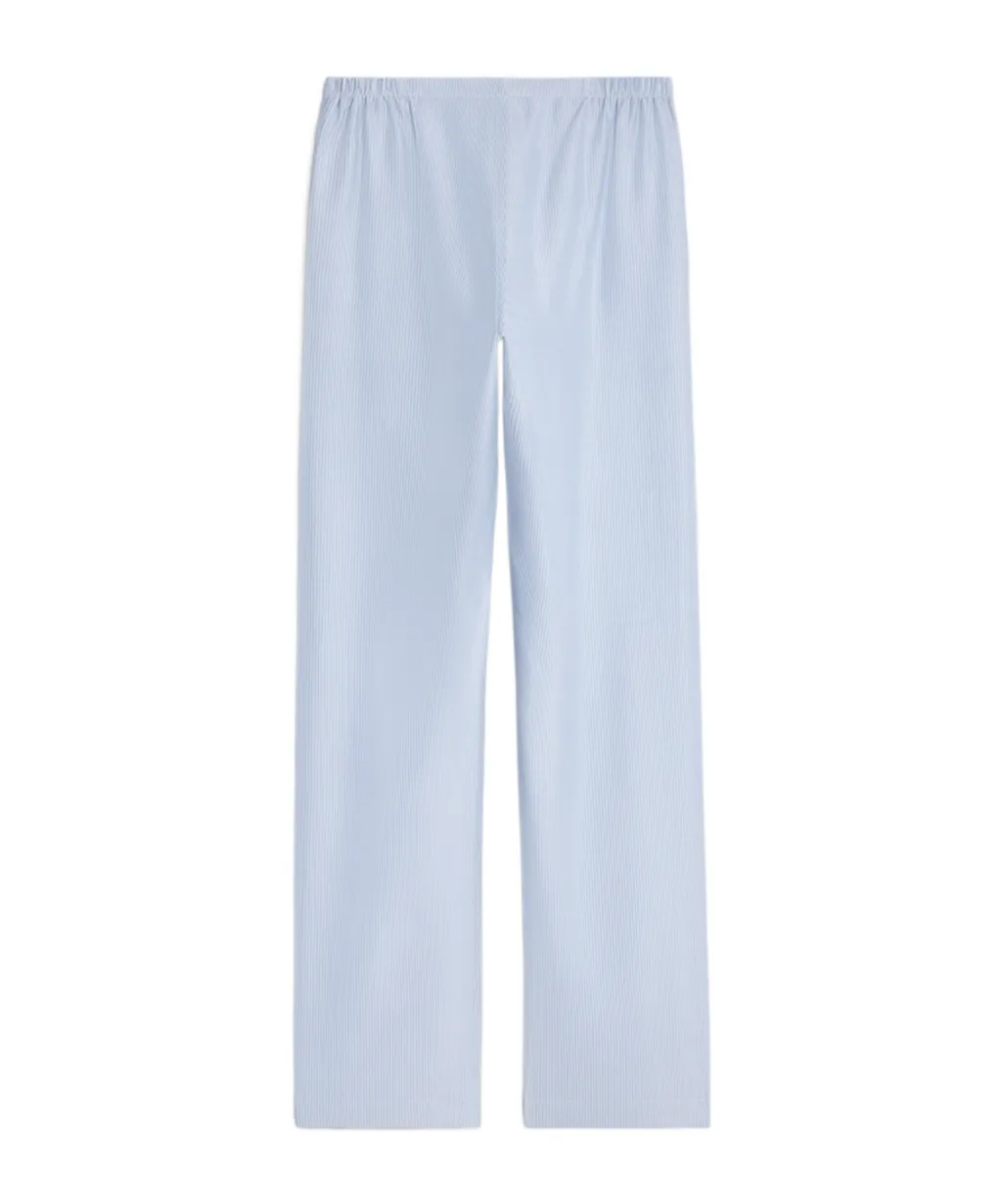 Pajama Pants In Striped Silk