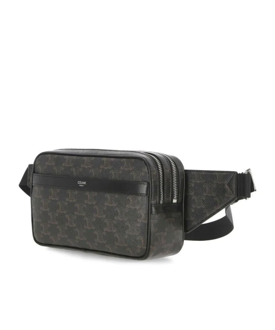 Belt Bag In Triomphe Canvas And Calfskin