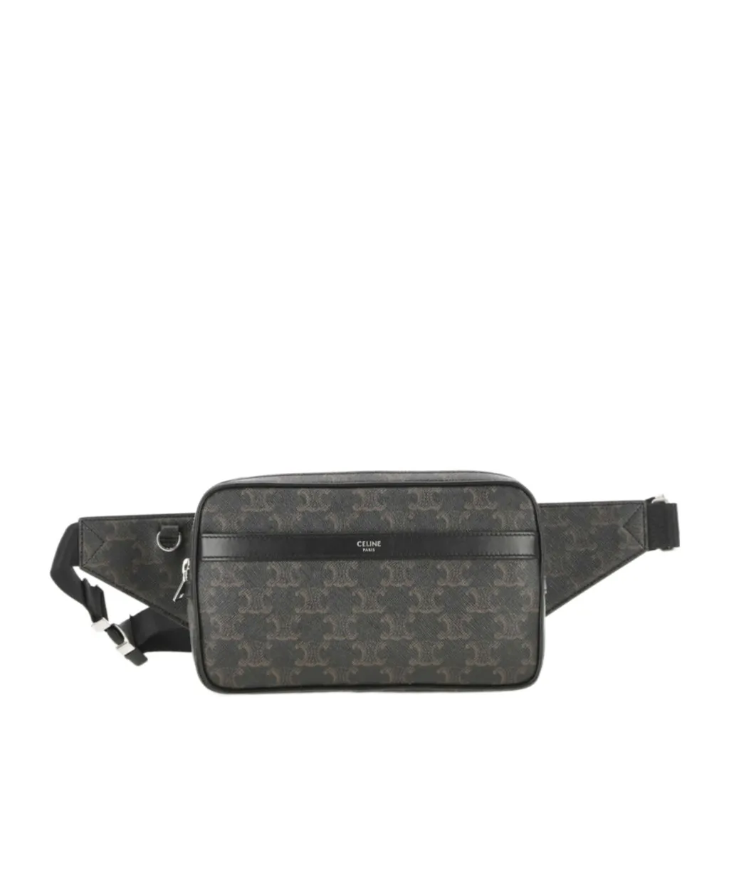 Belt Bag In Triomphe Canvas And Calfskin