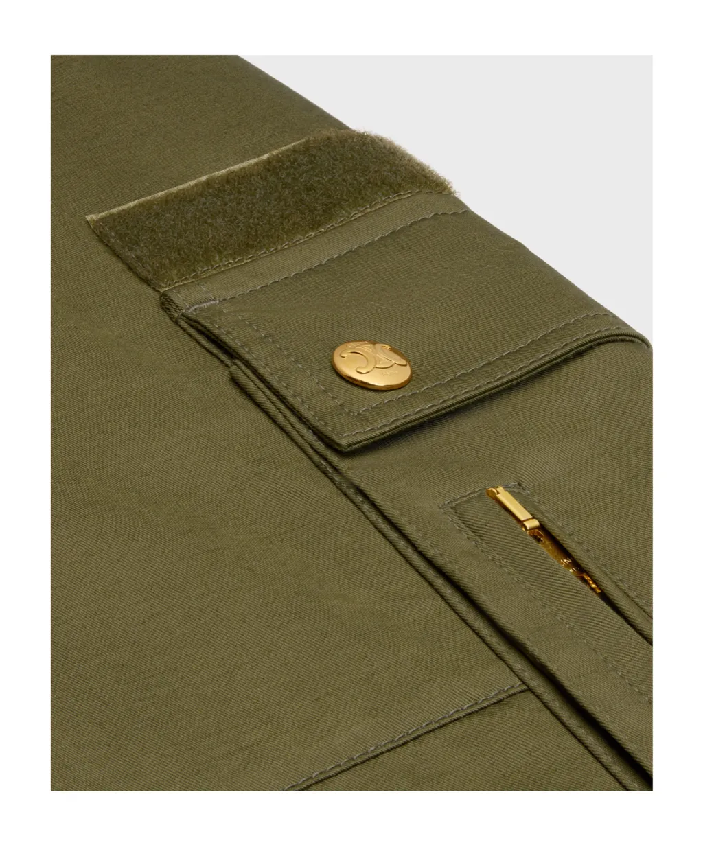 Cargo Pants In Cotton Linen