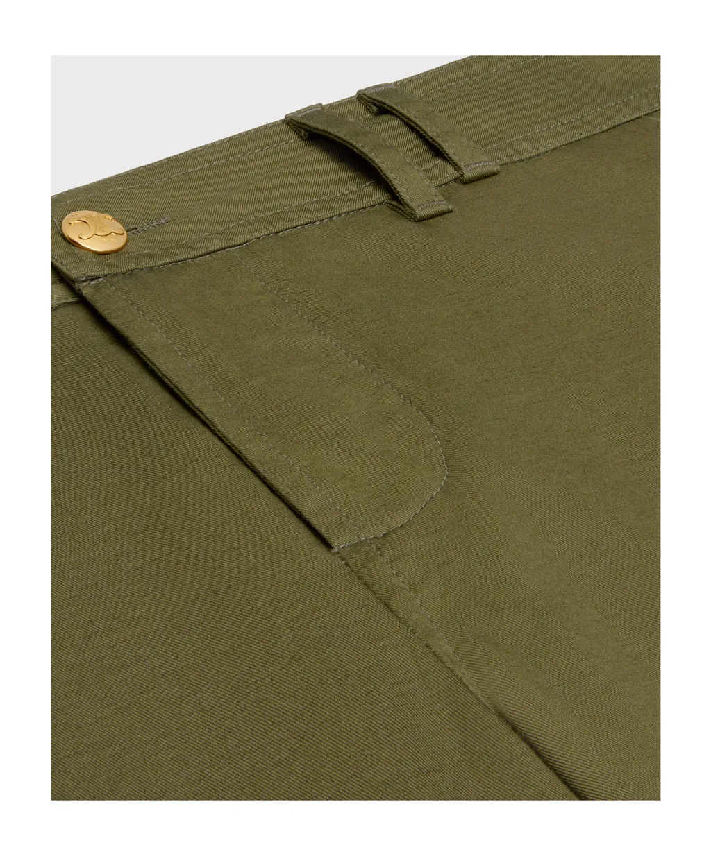 Cargo Pants In Cotton Linen