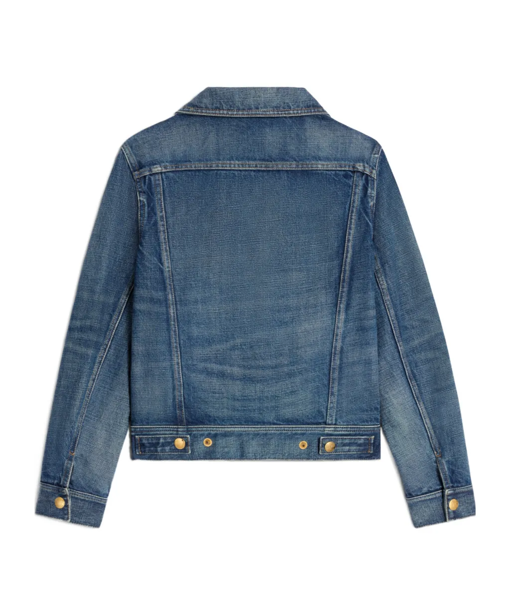Trucker Jacket In Dark Union Wash Denim