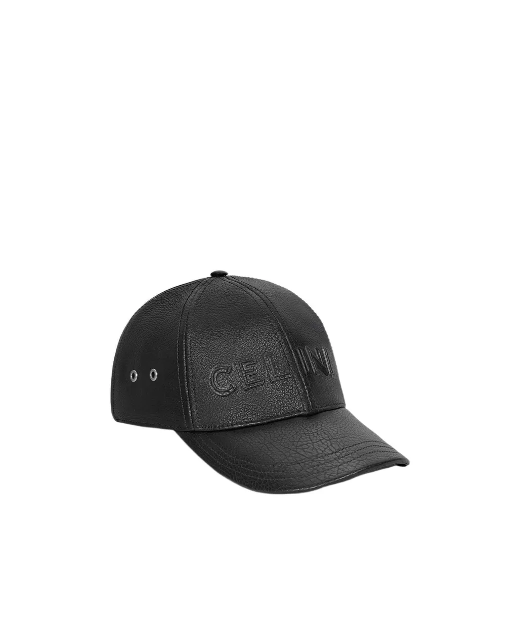 Baseball Cap In Calfskin