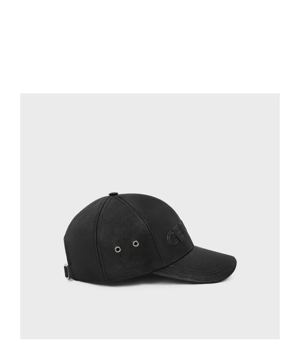 Baseball Cap In Calfskin