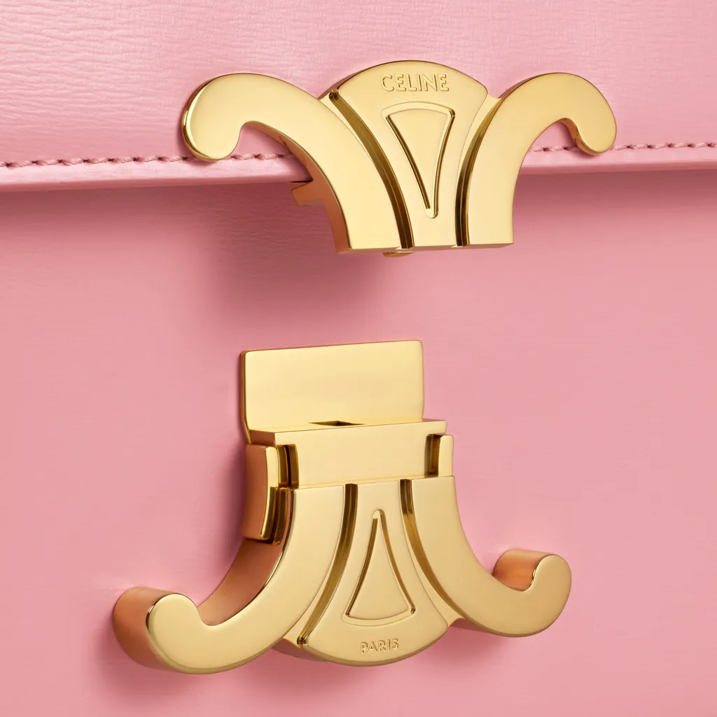 Claude Shoulder Bag In Shiny Calfskin