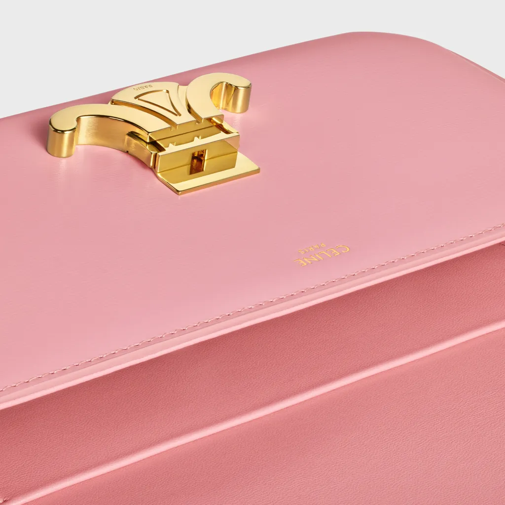 Claude Shoulder Bag In Shiny Calfskin