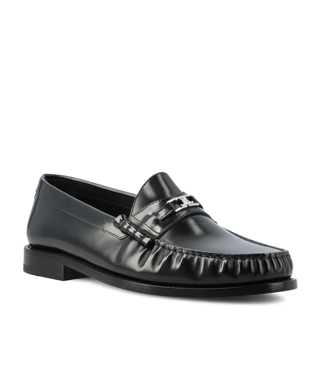 Luco Triomphe Loafer In Polished Bullskin