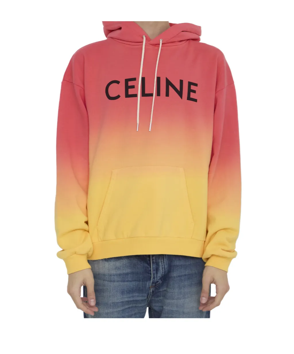 Loose Hoodie In Cotton Fleece