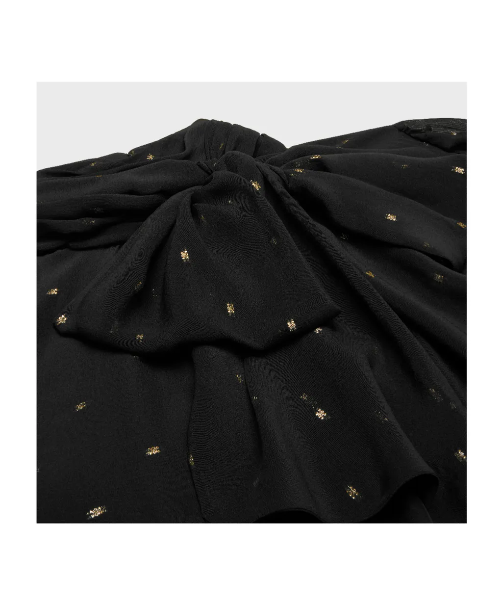Babydoll Dress In Silk Georgette