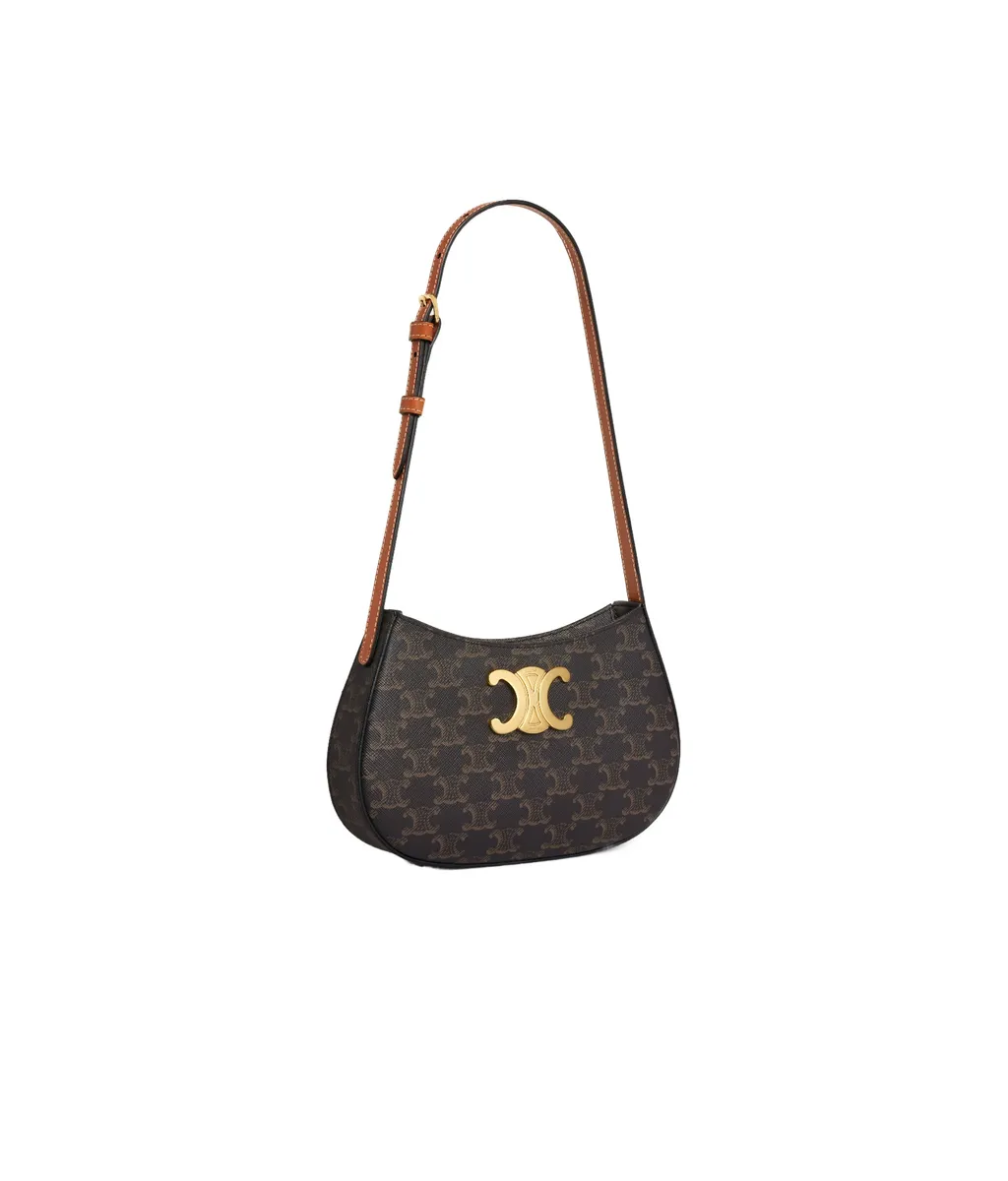 Medium Tilly Bag In Triomphe Canvas And Calfskin