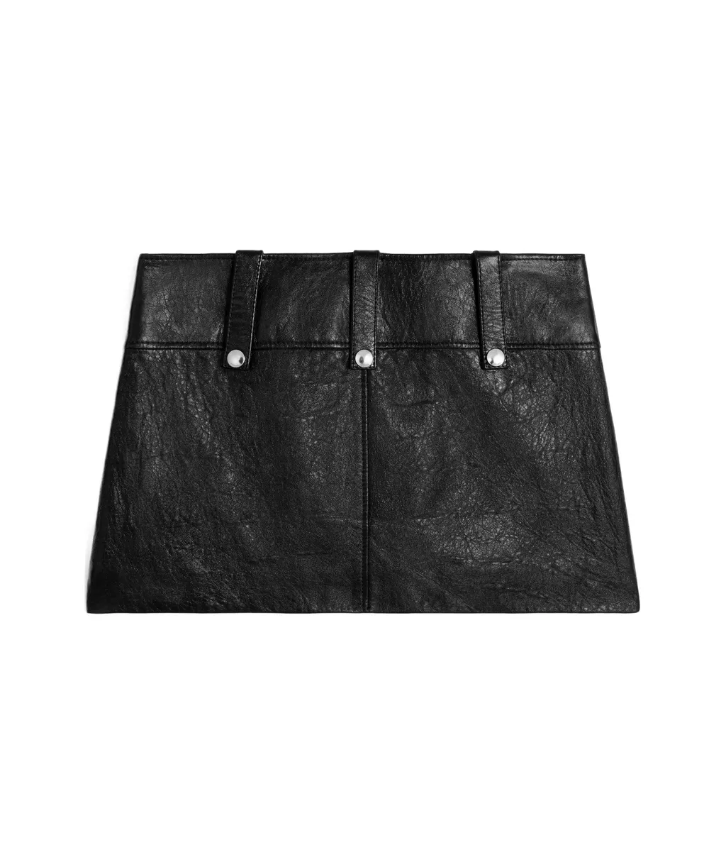 Mini Skirt In Soft Lambskin