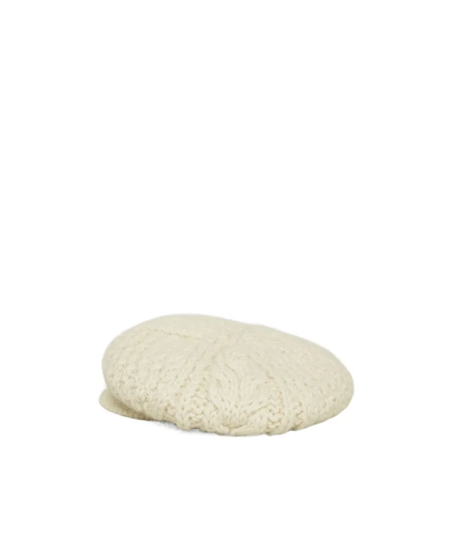 Beret In Aran Mohair Wool
