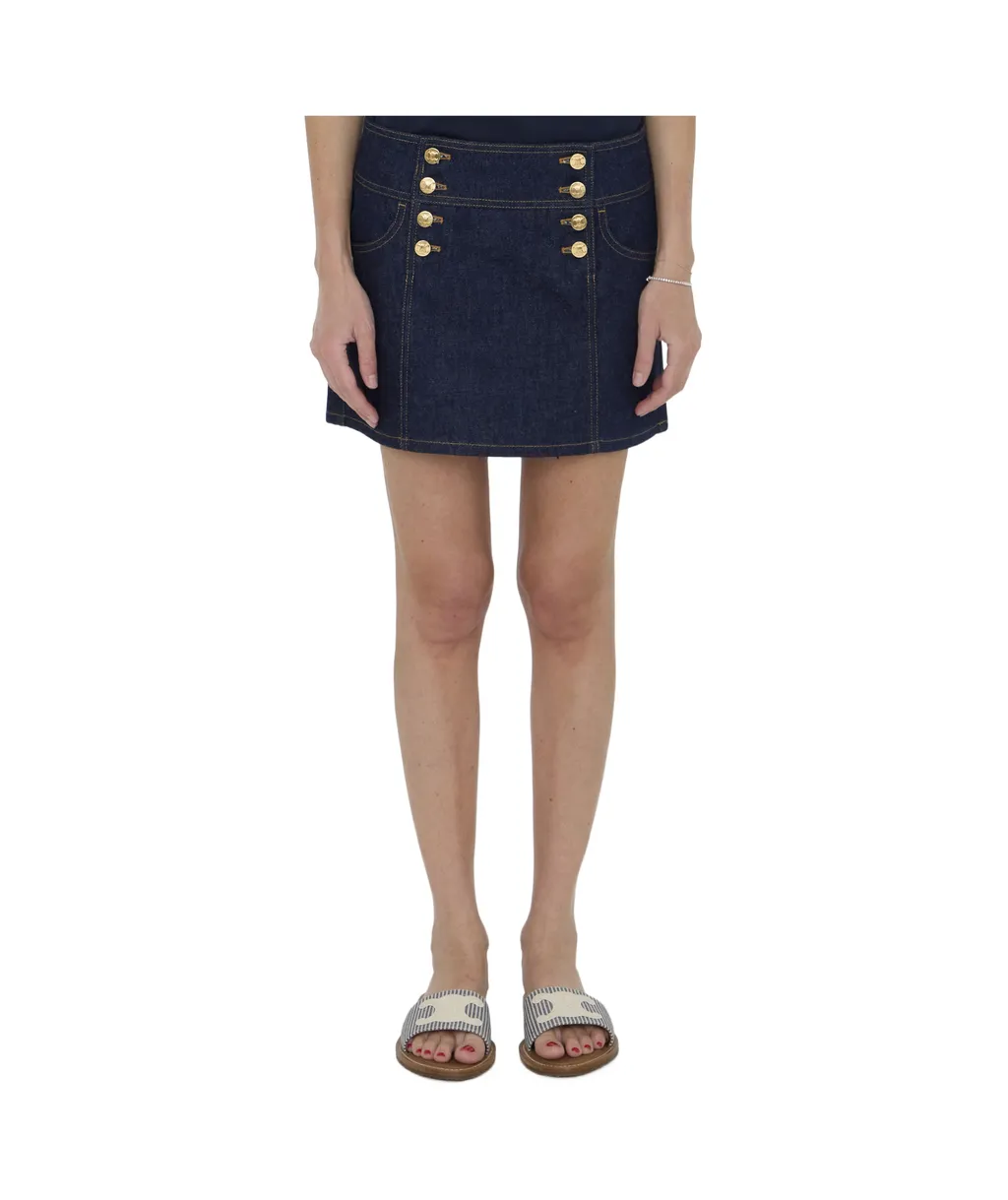 Trapeze Mini Skirt