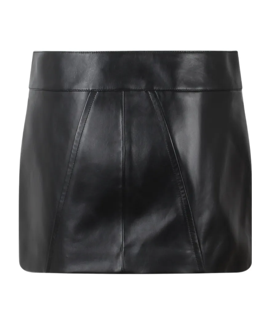 Mini Skirt In Soft Lambskin