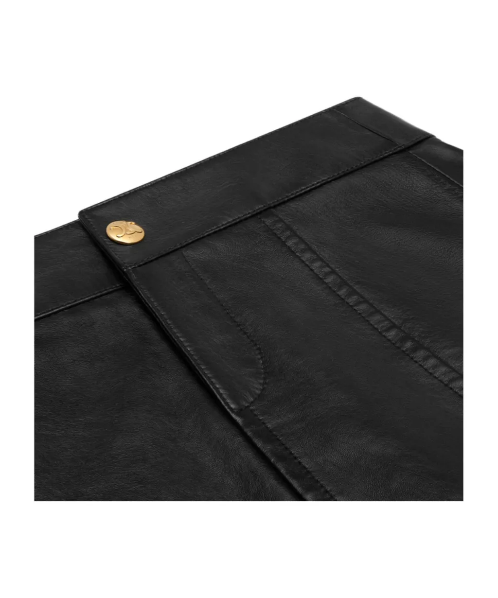 Mini Skirt In Soft Lambskin