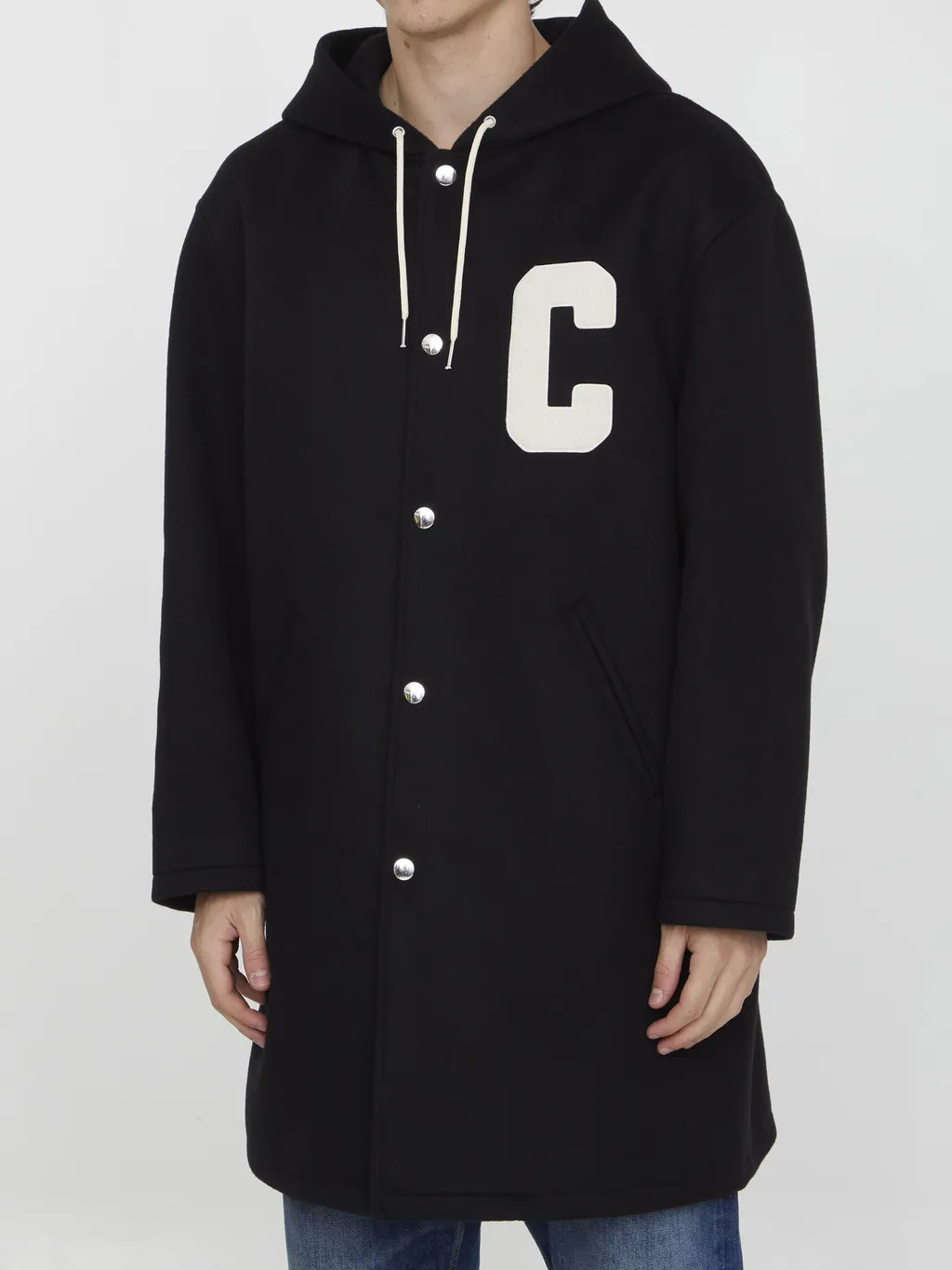 College Parka In Double Face Wool