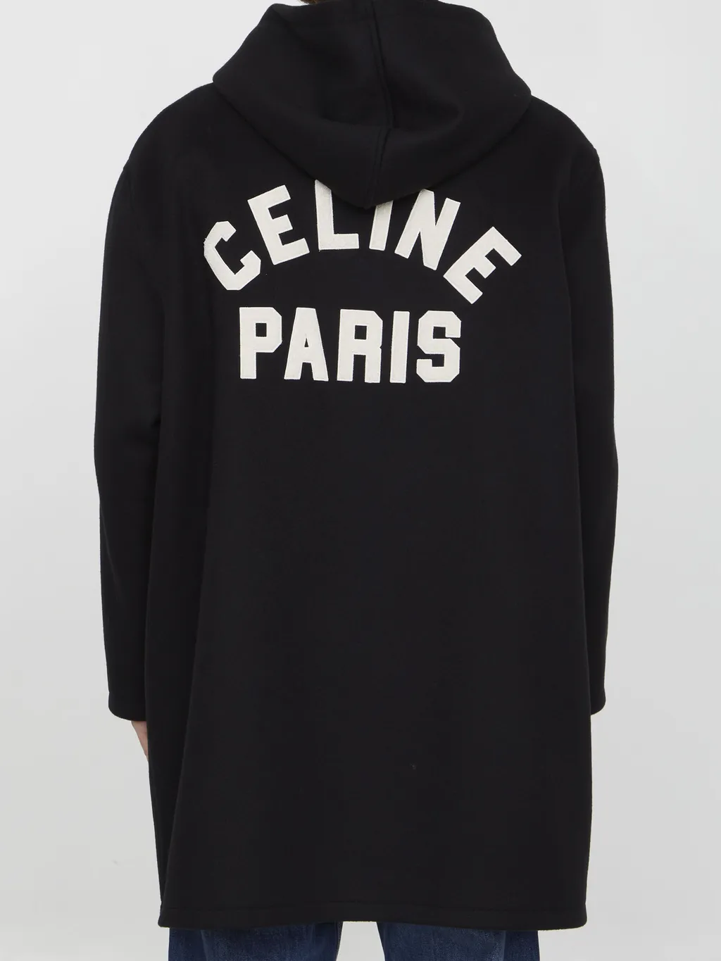 College Parka In Double Face Wool