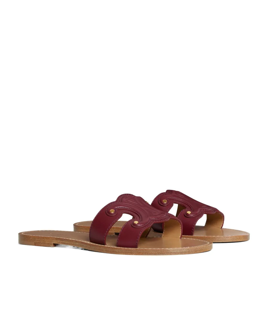 Triomphe Mule In Calfskin