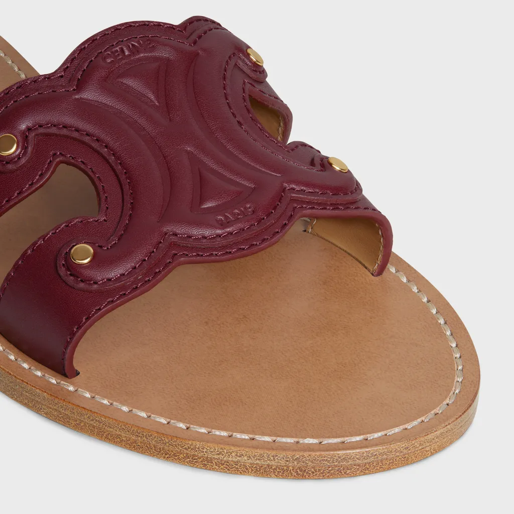 Triomphe Mule In Calfskin