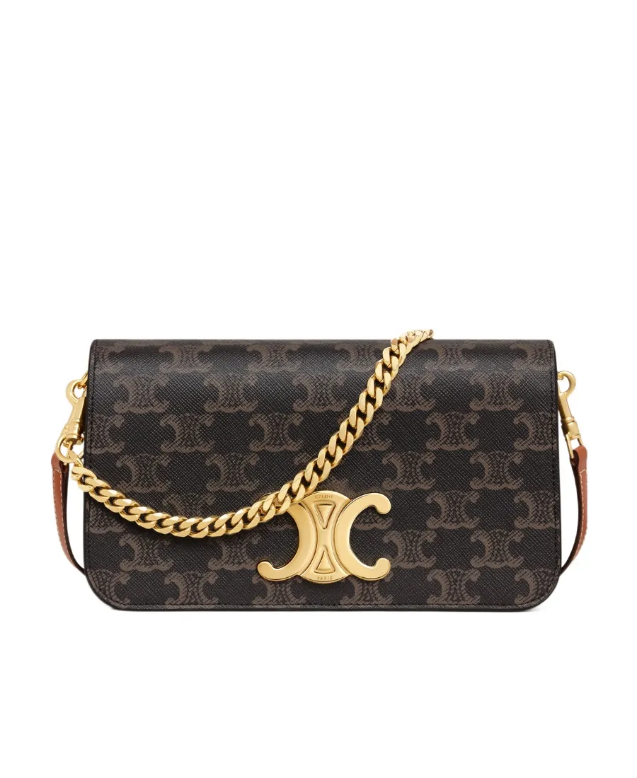 Multipochette In Triomphe Canvas And Calfskin