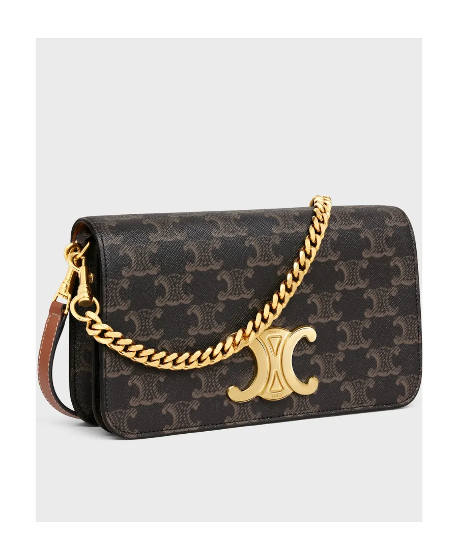 Multipochette In Triomphe Canvas And Calfskin